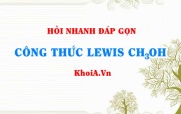Công thức Lewis của CH3OH (Methanol Lewis Structure)